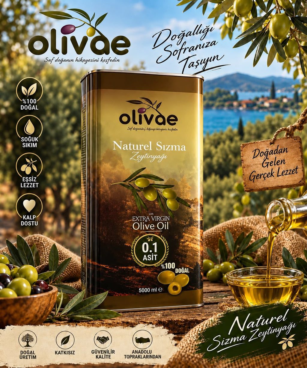 Olivae Natürel Sızma Zeytinyağı 5 L Teneke – ikinci görsel